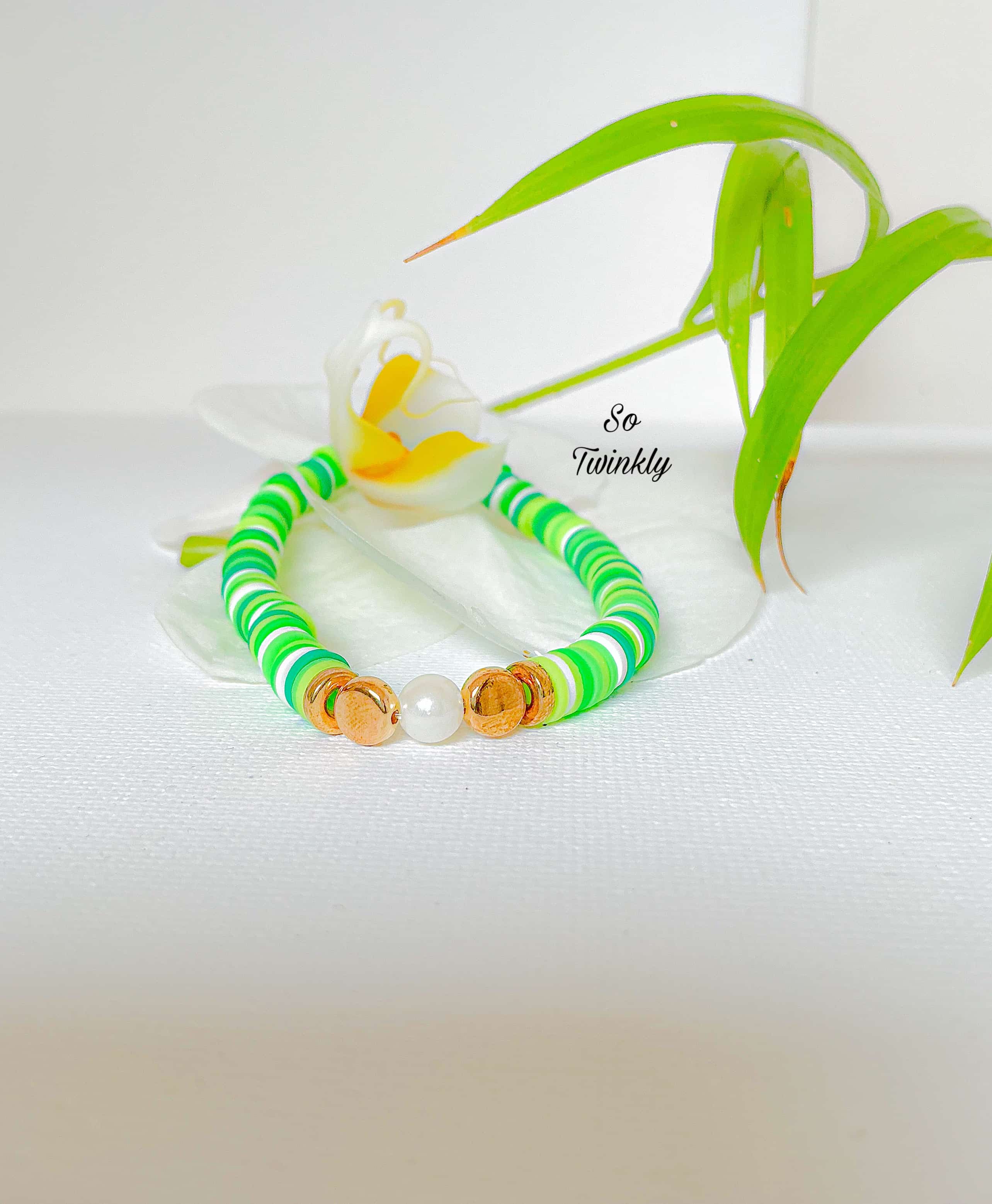 Polymer clay bracelets